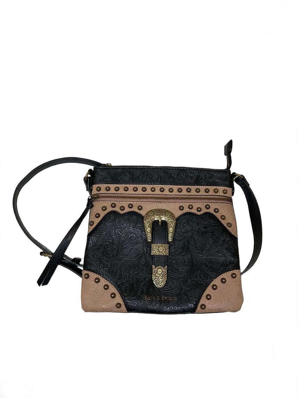 Rein & Bridle Western Style Crossbody Bag with Buckle Detail